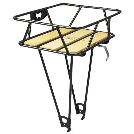 Minoura Gamoh King Carrier Front Basket: Large, Black