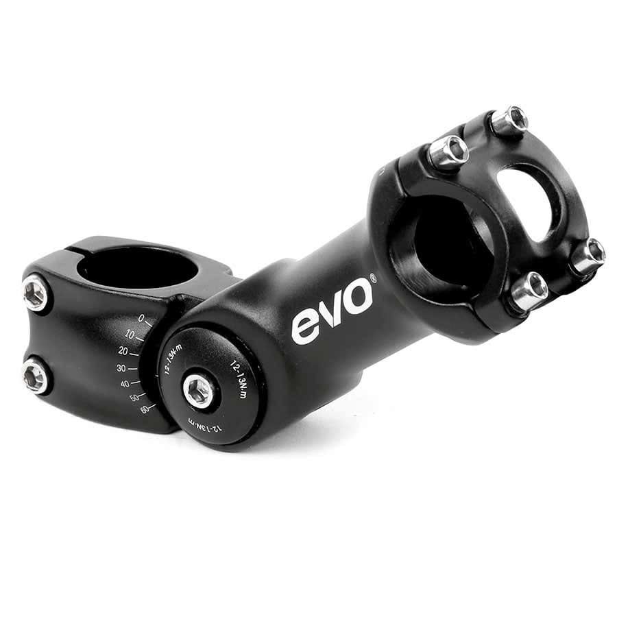 EVO, Compact, Stem, Diameter: 31.8mm, Length: 95mm, Steerer: 1-1/8'', Black