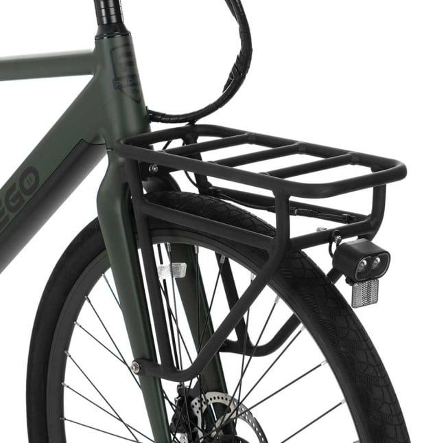 84011 Front Rack - Matte Black - 28" Avenue (Includes Hardware) (Fender stay required 13106)