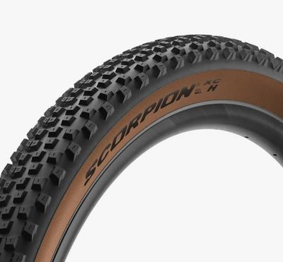 Pirelli, Scorpion XC H, Mountain Tire, 29x2.20, Folding, Tubeless Ready, SmartGRIP, ProWALL, 120TPI, Tanwall