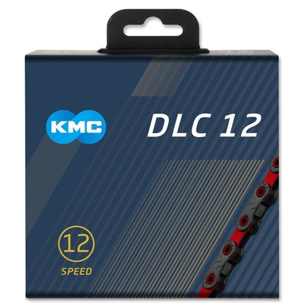KMC, DLC 12, Chain, Speed: 12, 5.2mm, Links: 126, Red