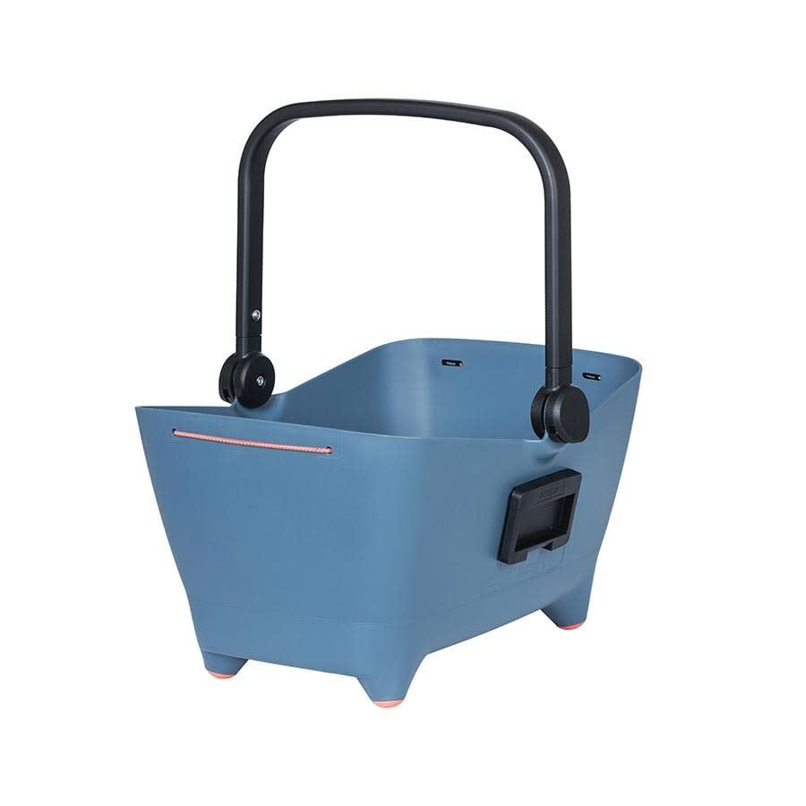 Basil, Buddy, Basket, Front, 48x37x28 cm, Blue