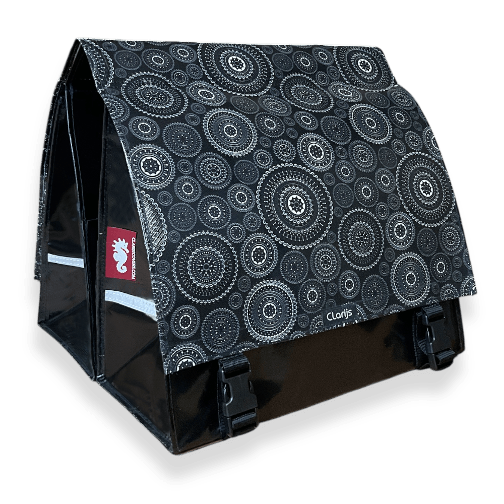 Double Bike Bag Lace Circles - Clarijs 46L