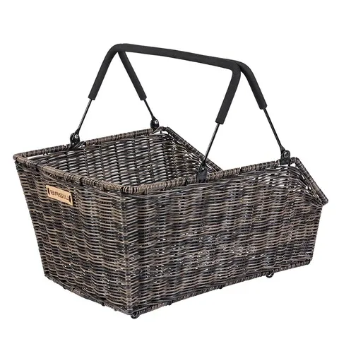 Basil, Cento Rattan MIK, Basket, Rear, Brown