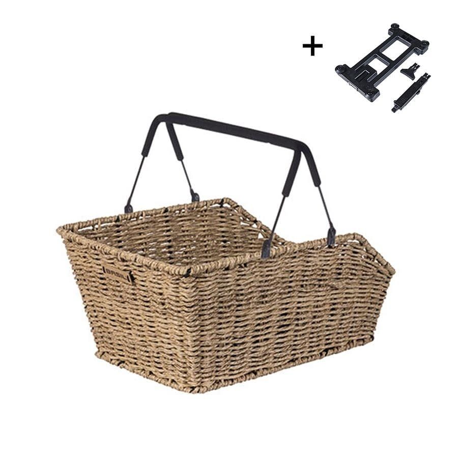 Basil, Cento Rattan MIK, Basket, Rear, Green