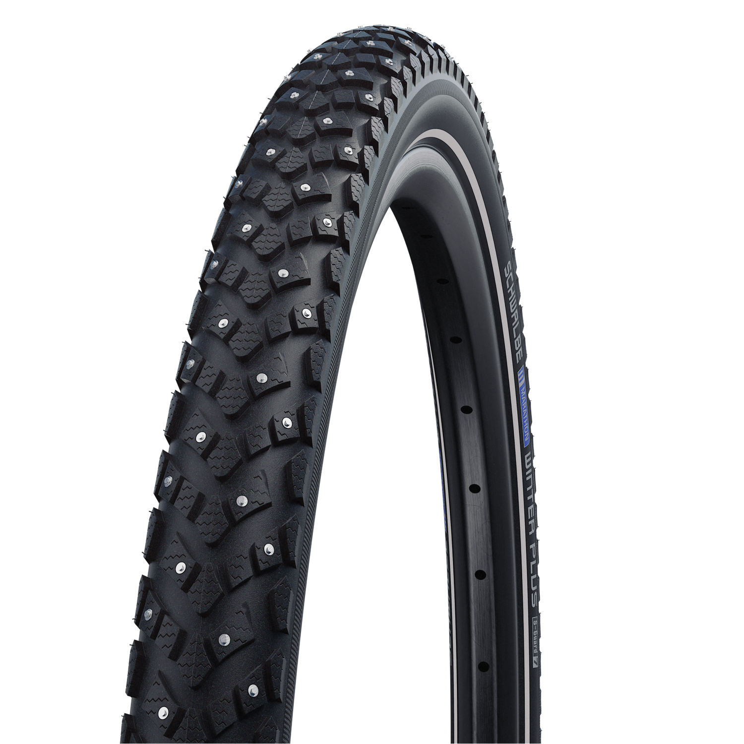 20″ x 1.60 Schwalbe Marathon Winter Plus (168 metal spikes)