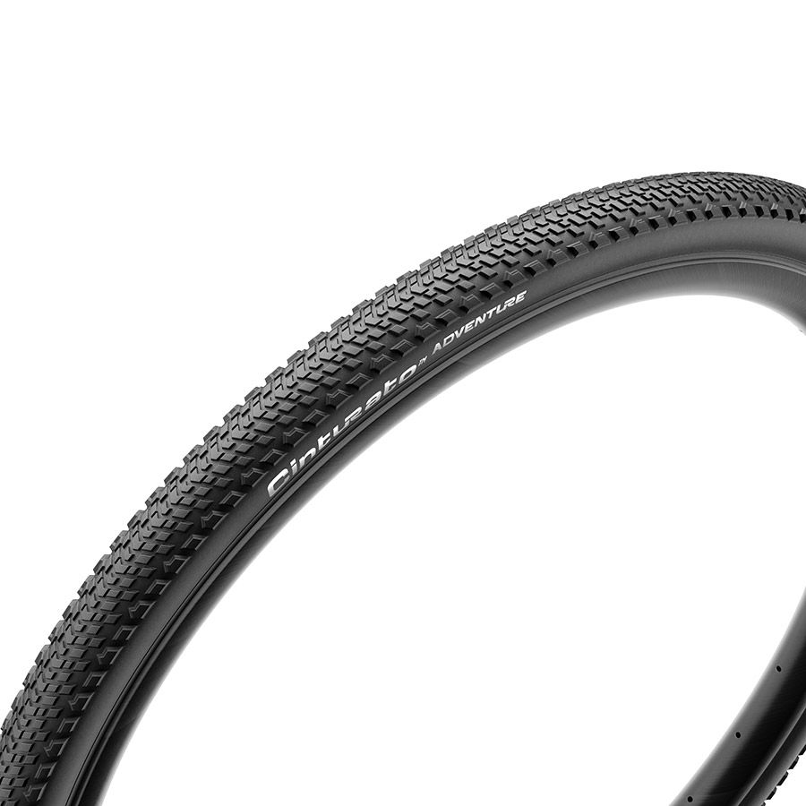 Pirelli, Cinturato Adventure, Gravel Tire, 700x50C, Folding, Tubeless Ready, PROCompound Gravel, ProWALL Gravel, 60TPI, Black