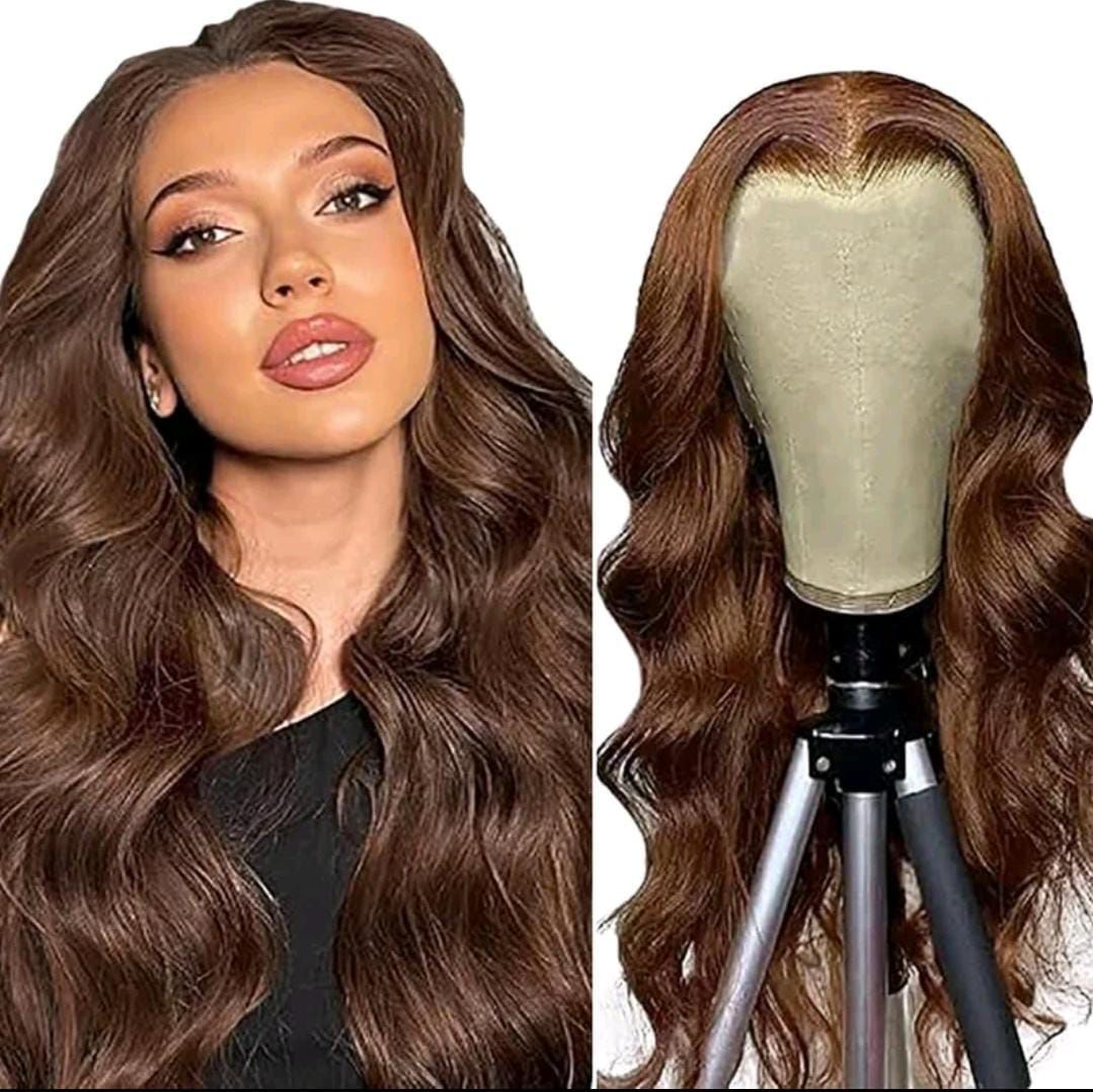 Peluca ondulada de oreja a oreja 24 pulgadas