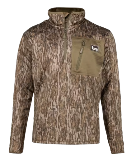 Banded Mid-Layer Fleece Pullover-Bottomland