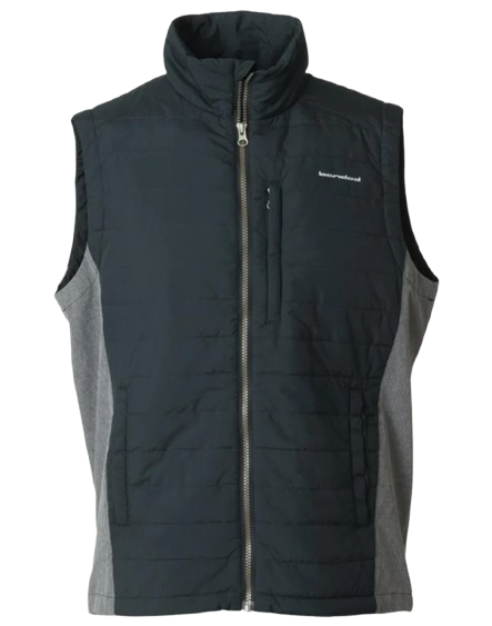 Banded Hybrid Vest-Black