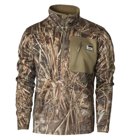 Banded Mid-Layer Fleece Pullover-MAX7