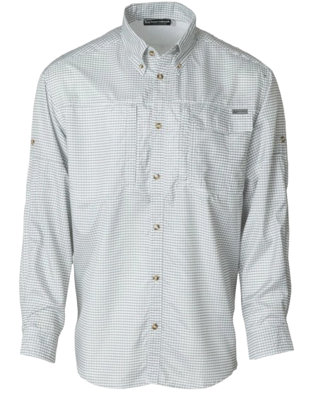 Banded Performance Fishing Shirt-Graphite Plaid-XL