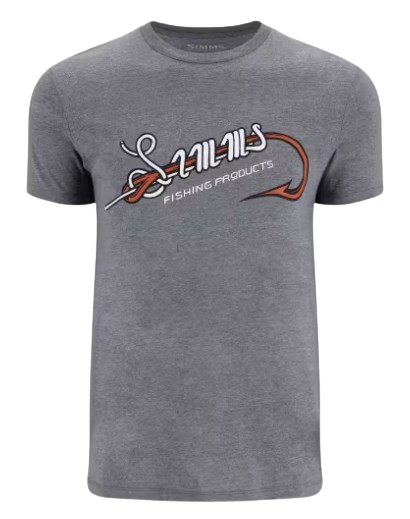 Simm's M's Simms Hook &amp; Loop T-Shirt -Titanium Heather