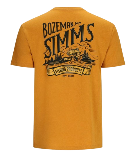 Simm's M's Bozeman Scene T-Shirt -Buckhorn Heather