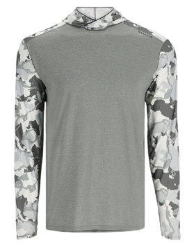 Simm's M's Bugstopper SolarFlex Hoody - Cinder/Regiment Camo Cinder
