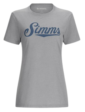 W's Crew Logo T-Shirt -Cinder Heather