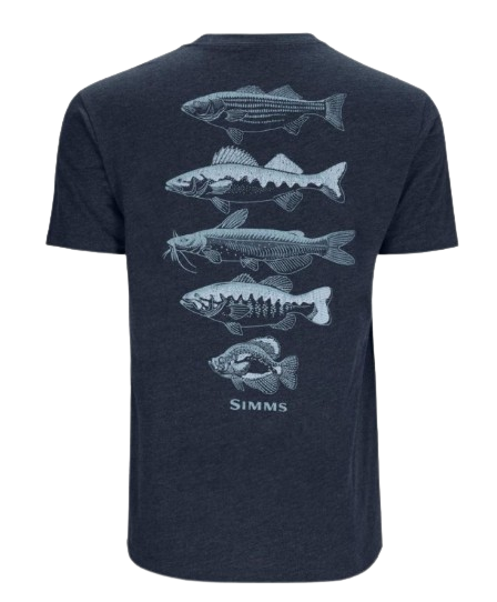 Simm's M's Species T-Shirt -Navy Heather