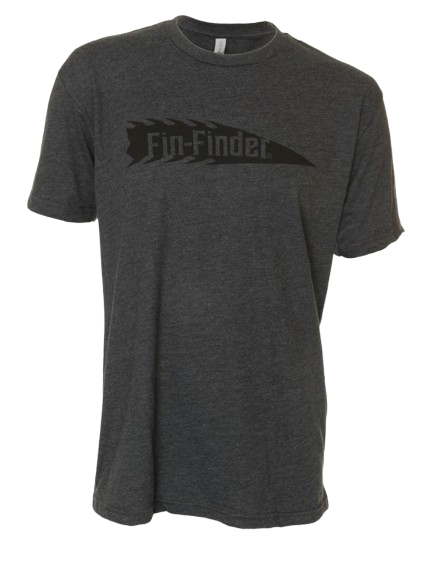 FIN FINDER THE BARB TEE CHARCOAL