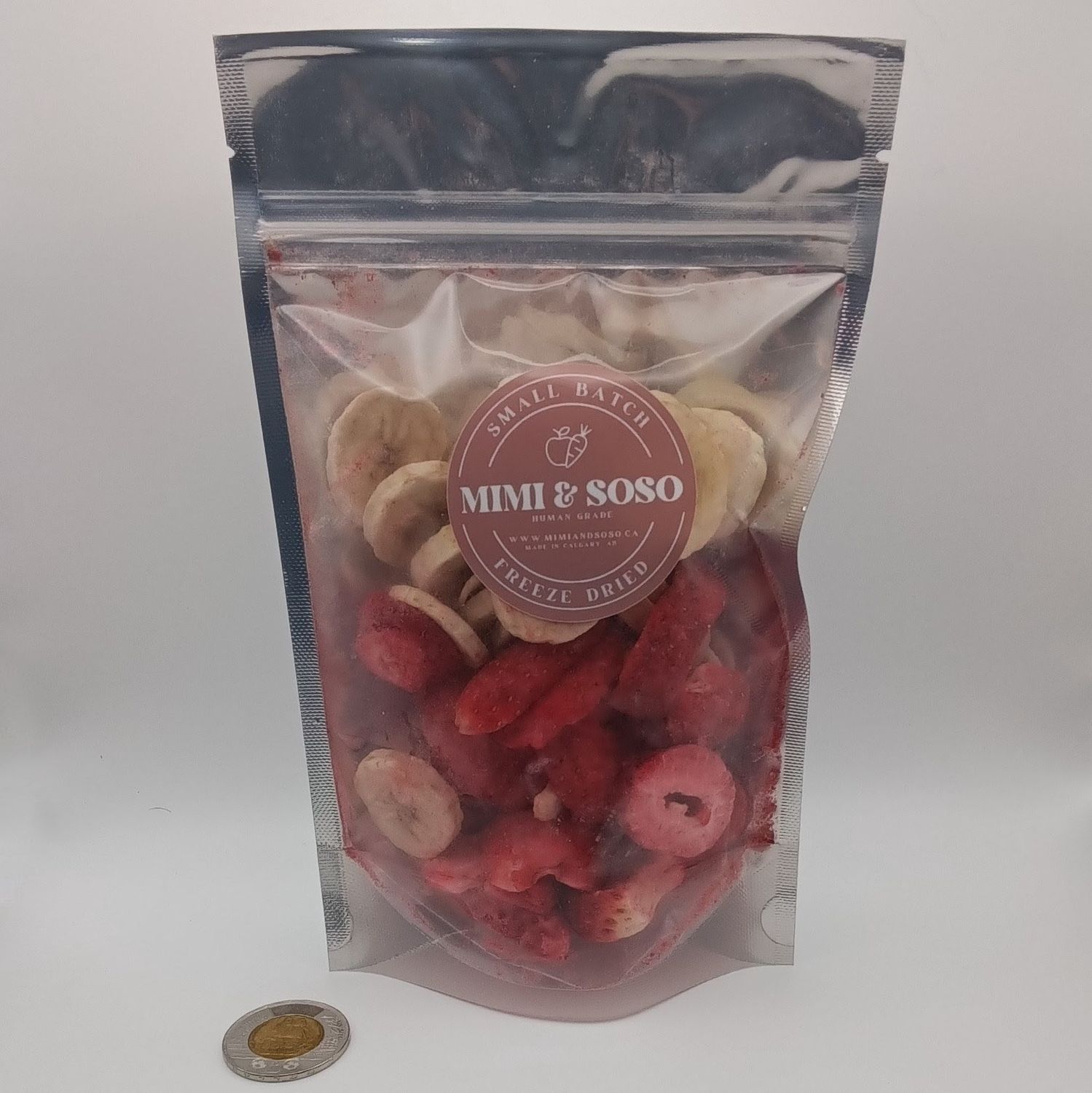 Freeze Dried Sliced Strawberry &amp; Banana Mix