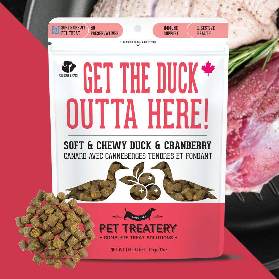 Get the Duck Outta Here! Duck &amp; Cranberry Soft Dog Treats