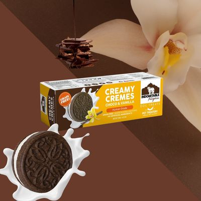 Creamy Cremes Sandwich Cookies for Dogs!
