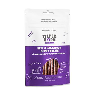 Beef &amp; Saskatoon Berry Treats