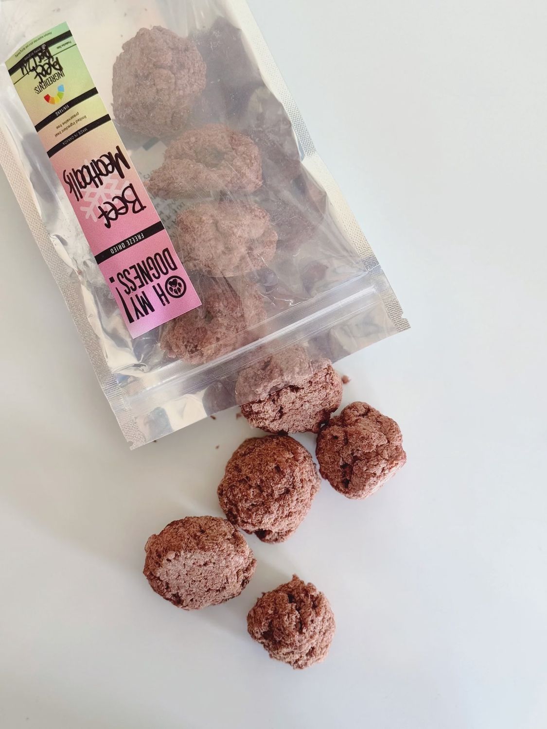 Freeze Dried Beef Meatballs with Green Lipped Mussel