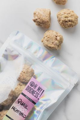 Freeze Dried Quail Meatballs