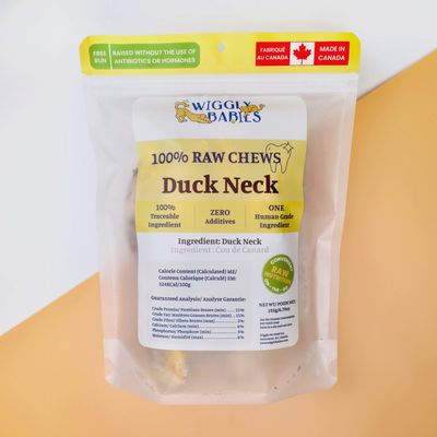 Freeze-Dried Raw 100% Duck Neck