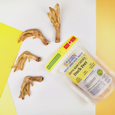 Freeze-Dried Raw 100% Duck Feet