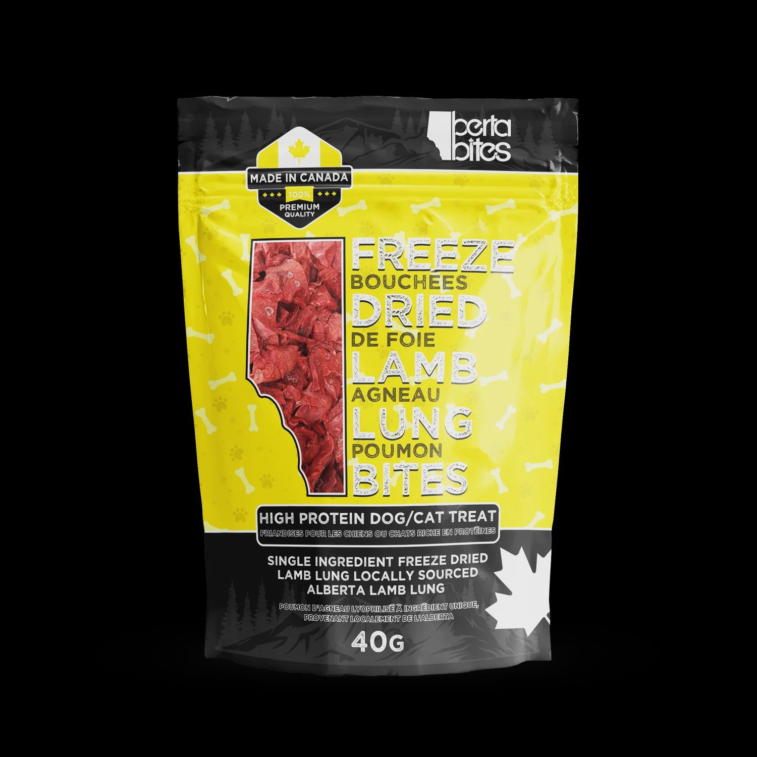 Freeze Dried Lamb Lung, weight: 40g