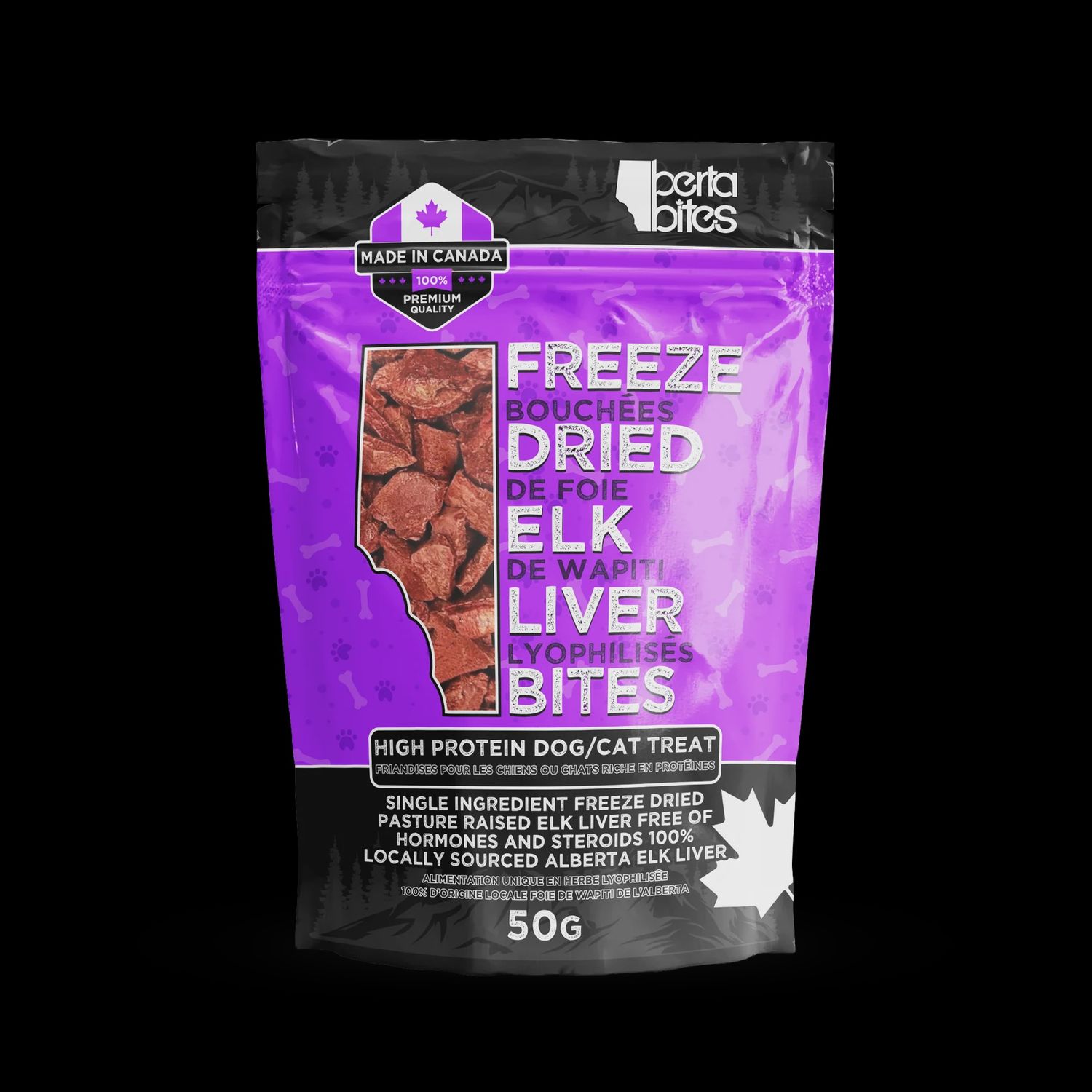 Freeze Dried Elk Liver, weight: 50g