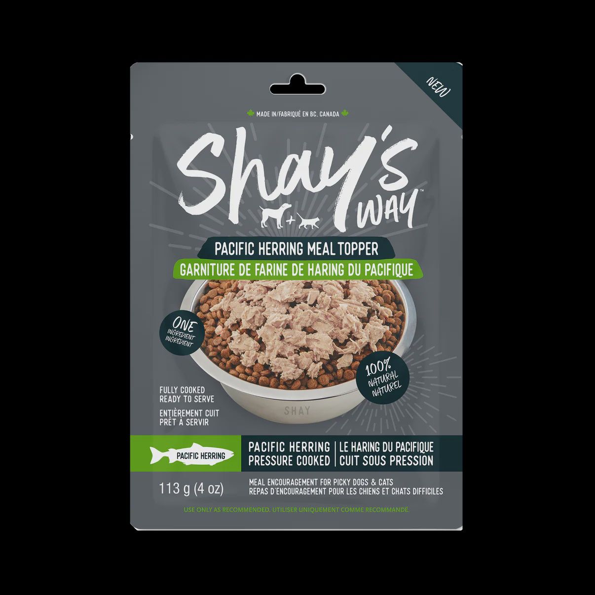 Shay's Way Pacific Herring Meal Topper