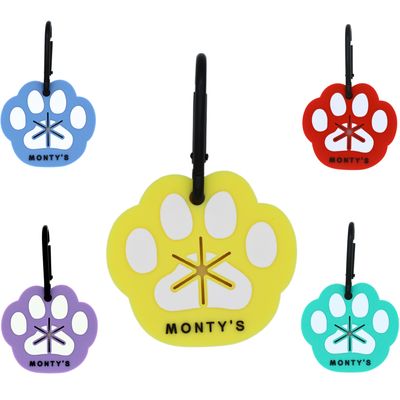 Silicone Used Poop Bag Handsfree Holder - Paw Print