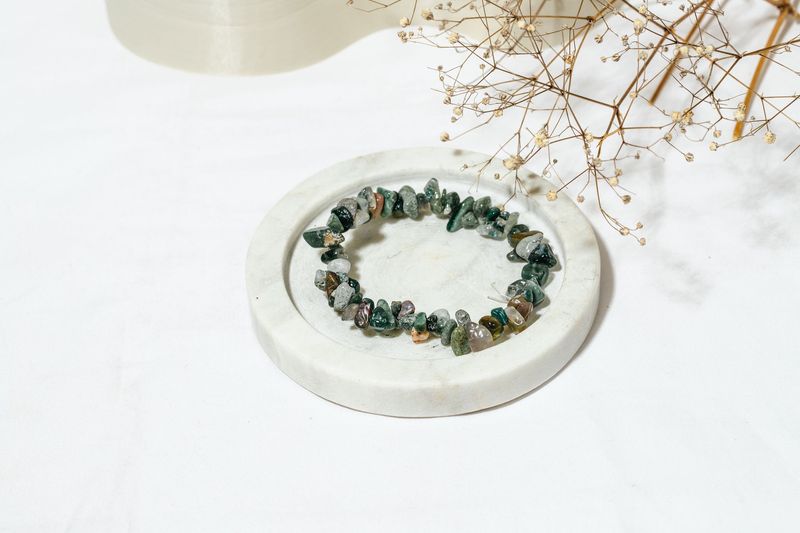 Indian Agate Chip Bracelet