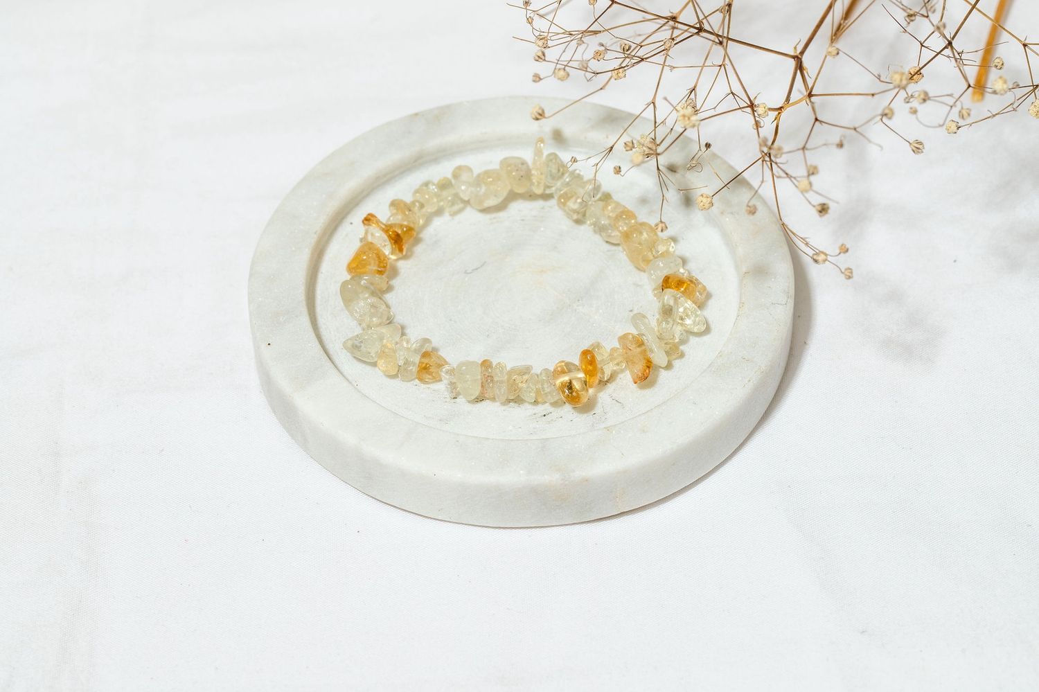 Citrine Chip Bracelet