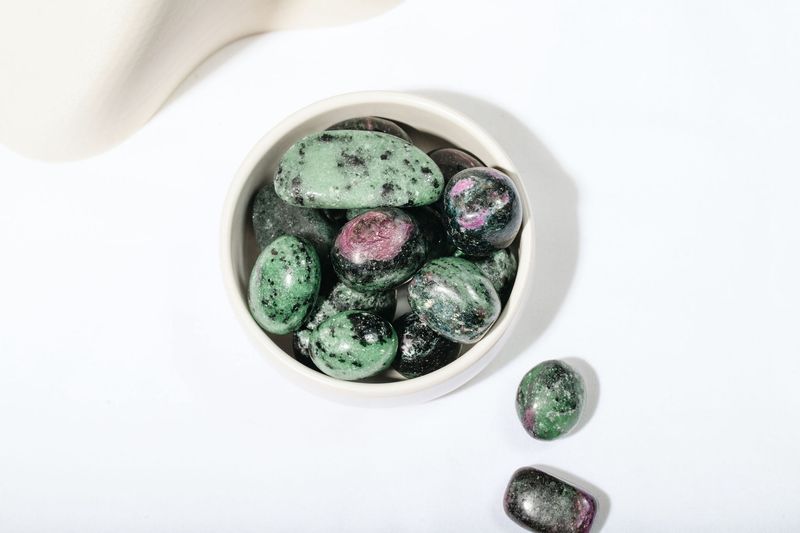 Ruby in Zoisite Tumble