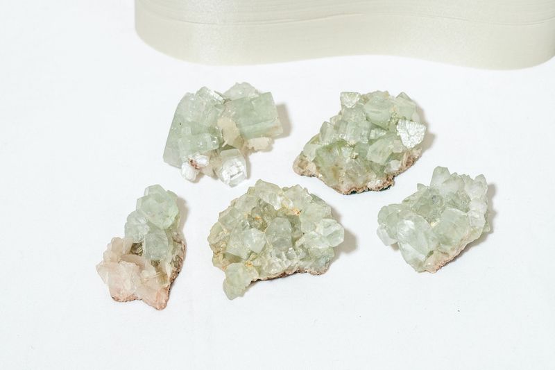 Green Apophylite Clusters