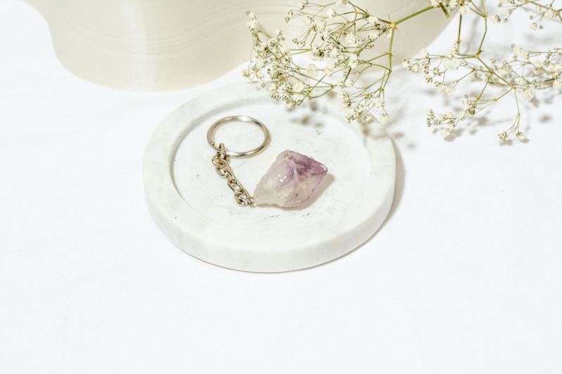 Amethyst Key Ring