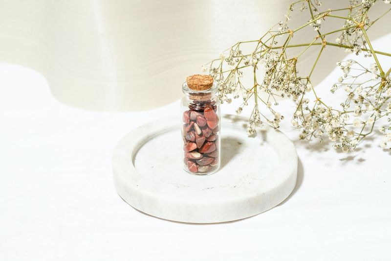 Red Jasper Vial