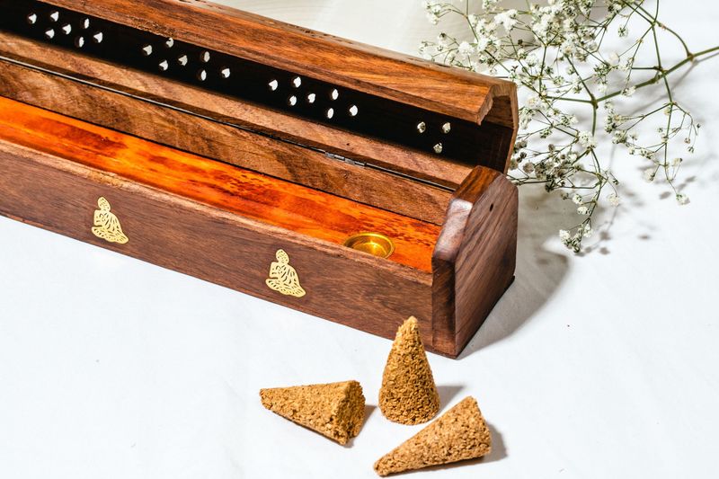 Wooden Incense Box