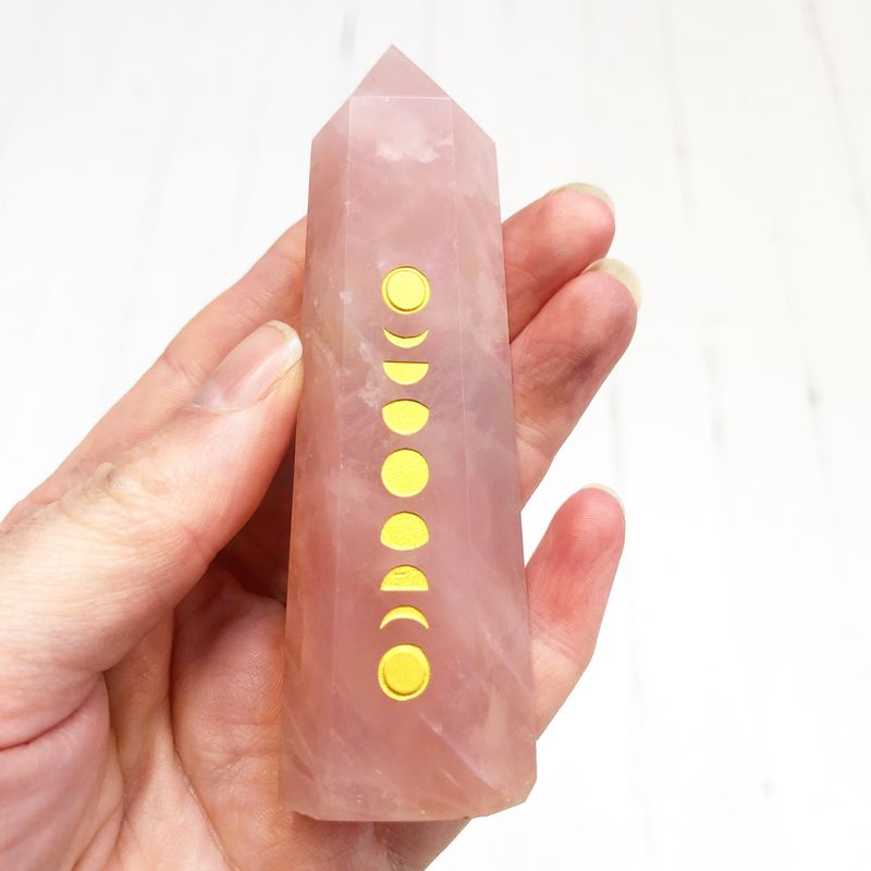 Rose Quartz Moon Phase Towers