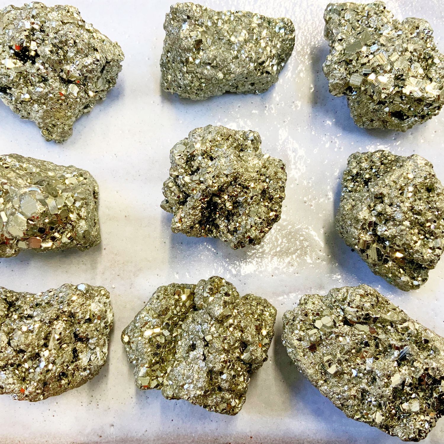 Pyrite Sparkling tumble