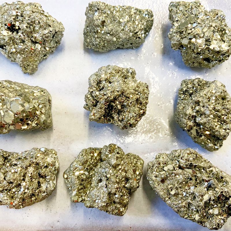 Pyrite Sparkling tumble