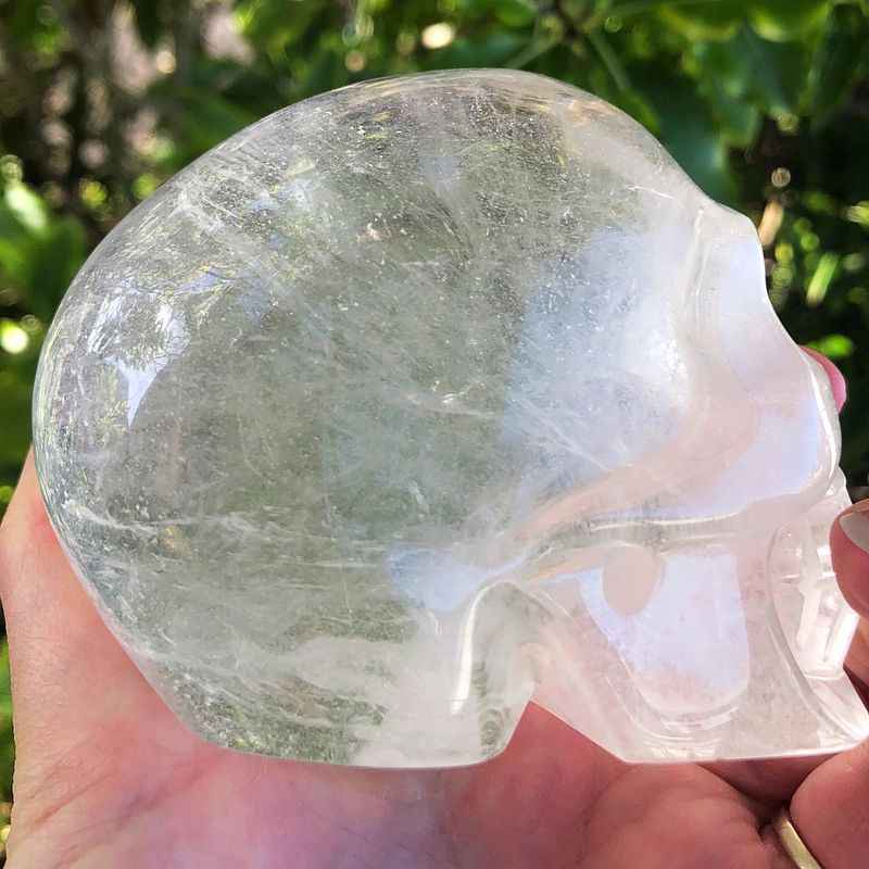 Clear Quartz Crystal Skull