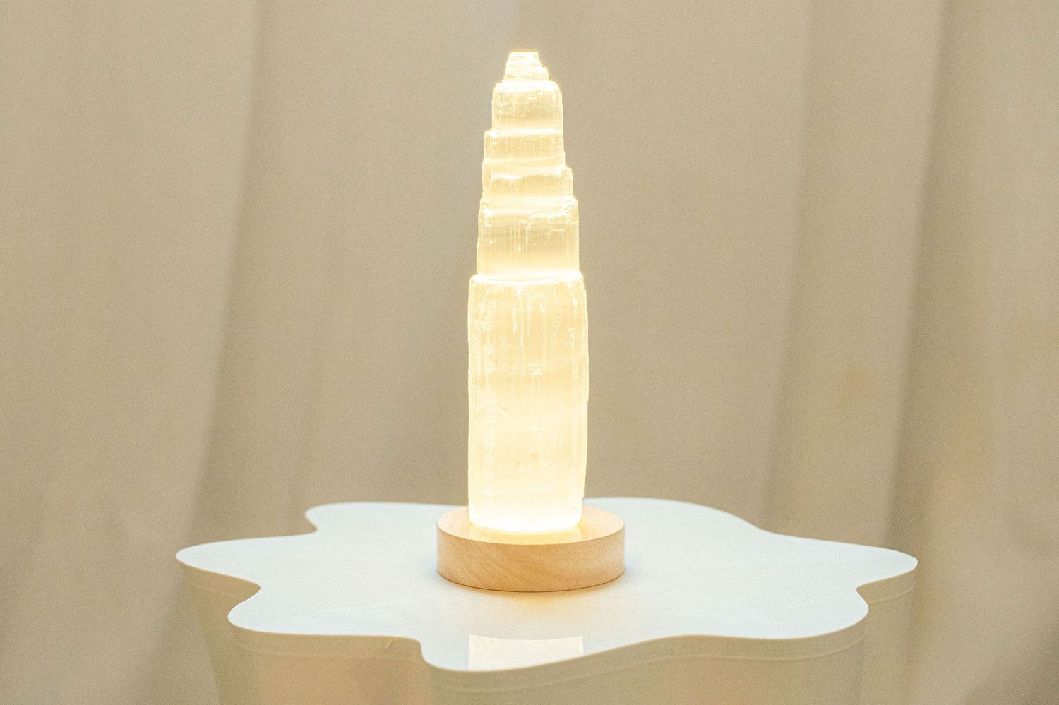 Selenite Lamp