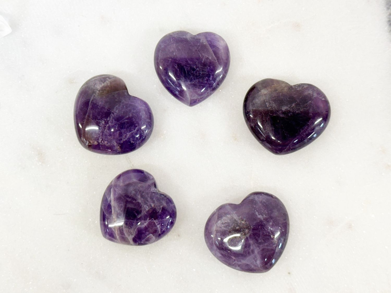 Amethyst Hearts