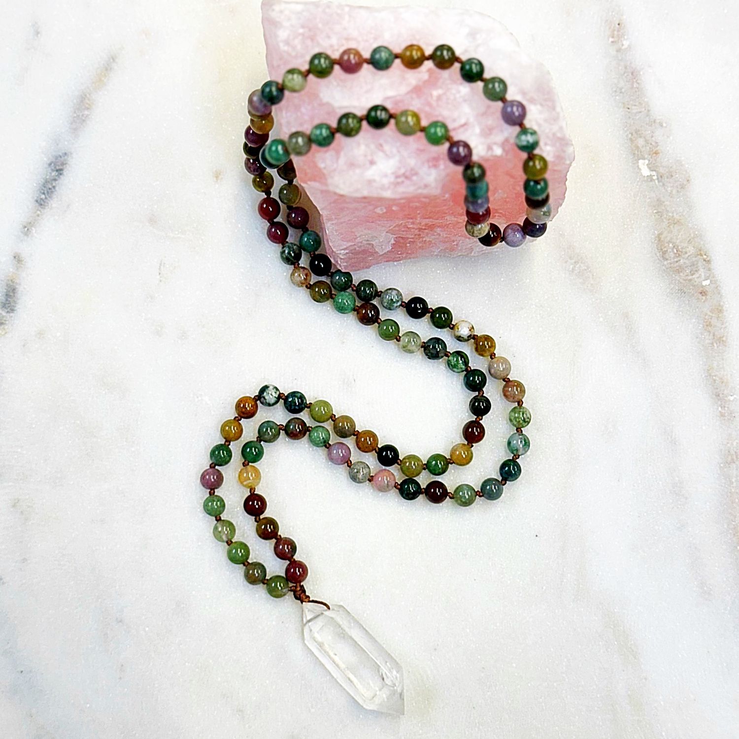 Indian Agate Mala