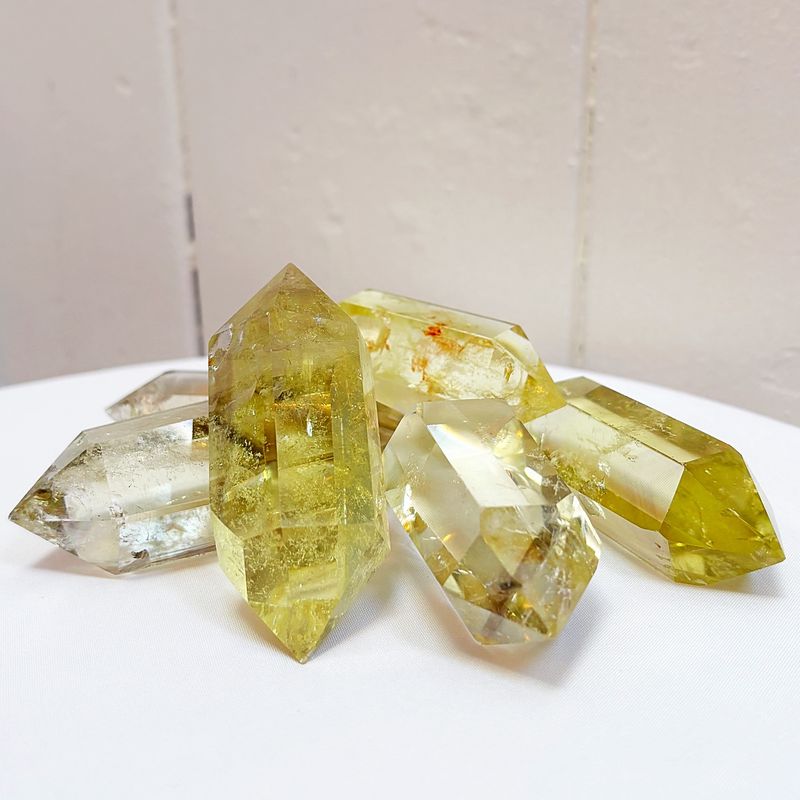 Citrine Double Terminated Points