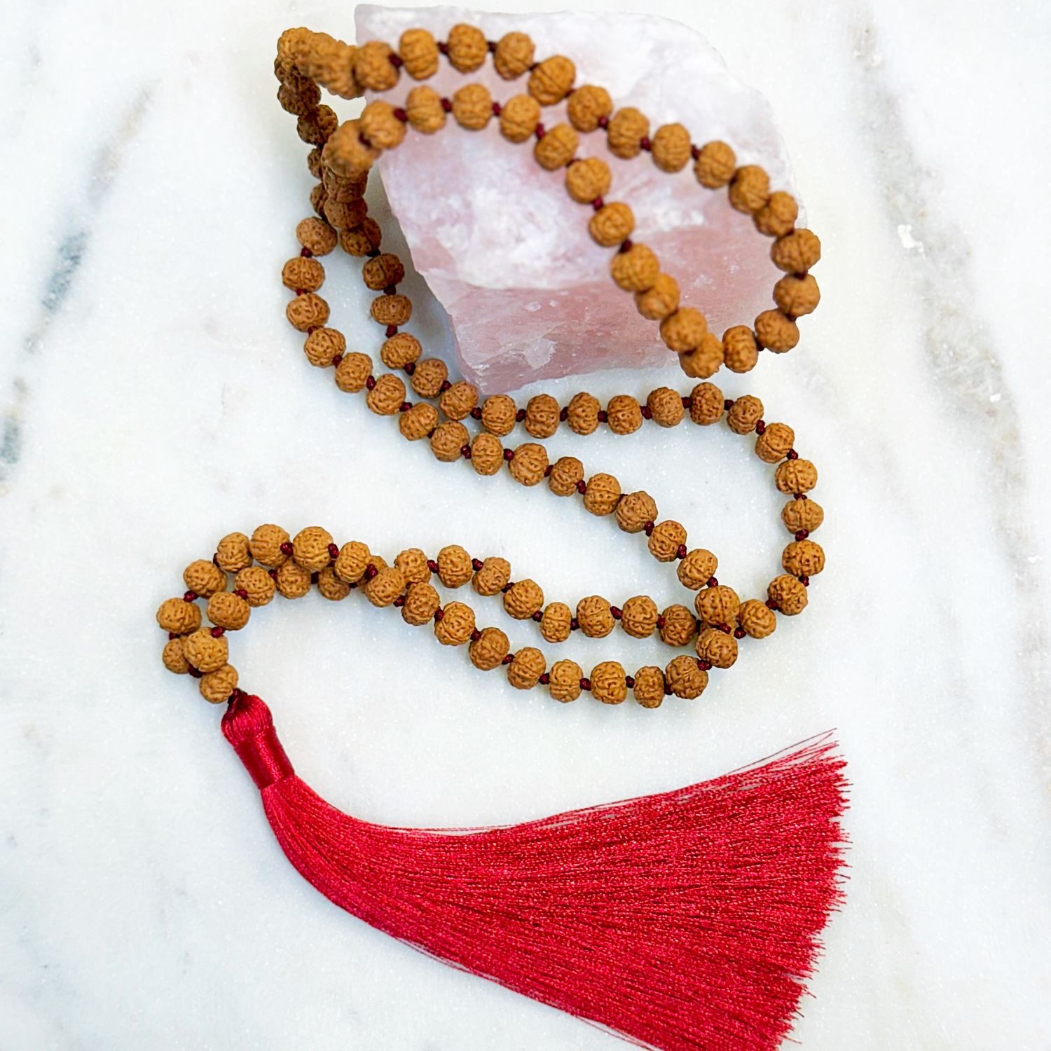 Rudraksha Mala Beads - Love